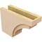 Ekena Millwork 4in. W x 8in. H x 12in. L Rivera Woodgrain TimberThane Rafter Tail, Primed Tan RFTUR04X08X12RIVRCPR - alternate 6